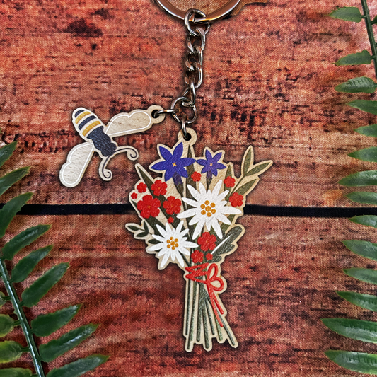 Alpine Bouquet Keyring
