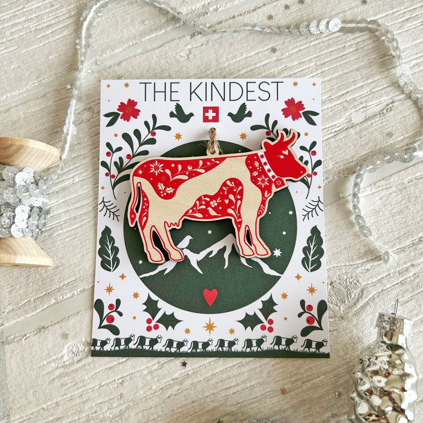 "Christmas Cow" Weihnachtsbaumschmuck