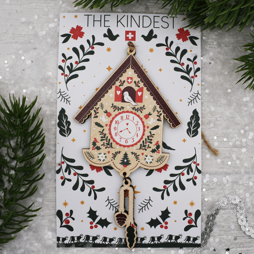 Swiss Cuckoo Clock Wooden Decoration