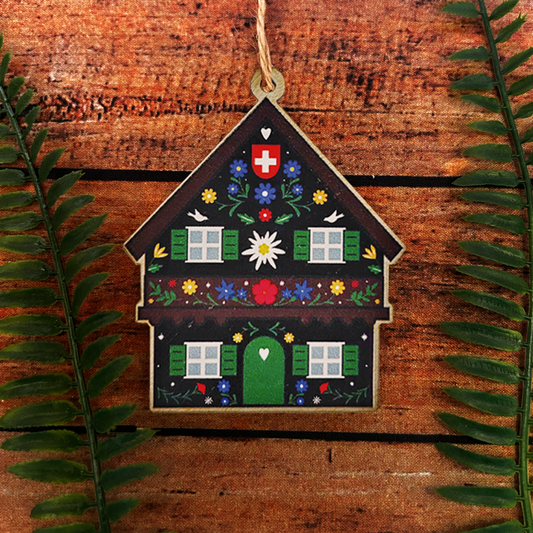 Edelweiss Chalet Wooden Decoration