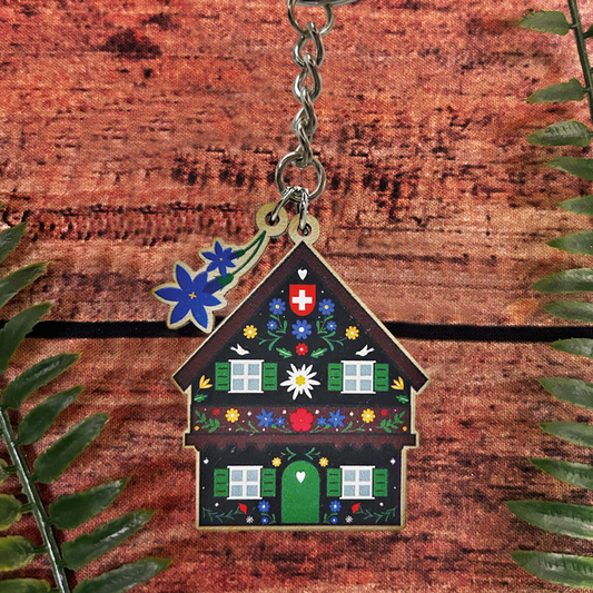 Edelweiss Chalet Keyring