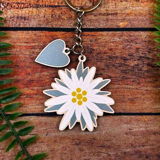 Swiss Edelweiss Keyring
