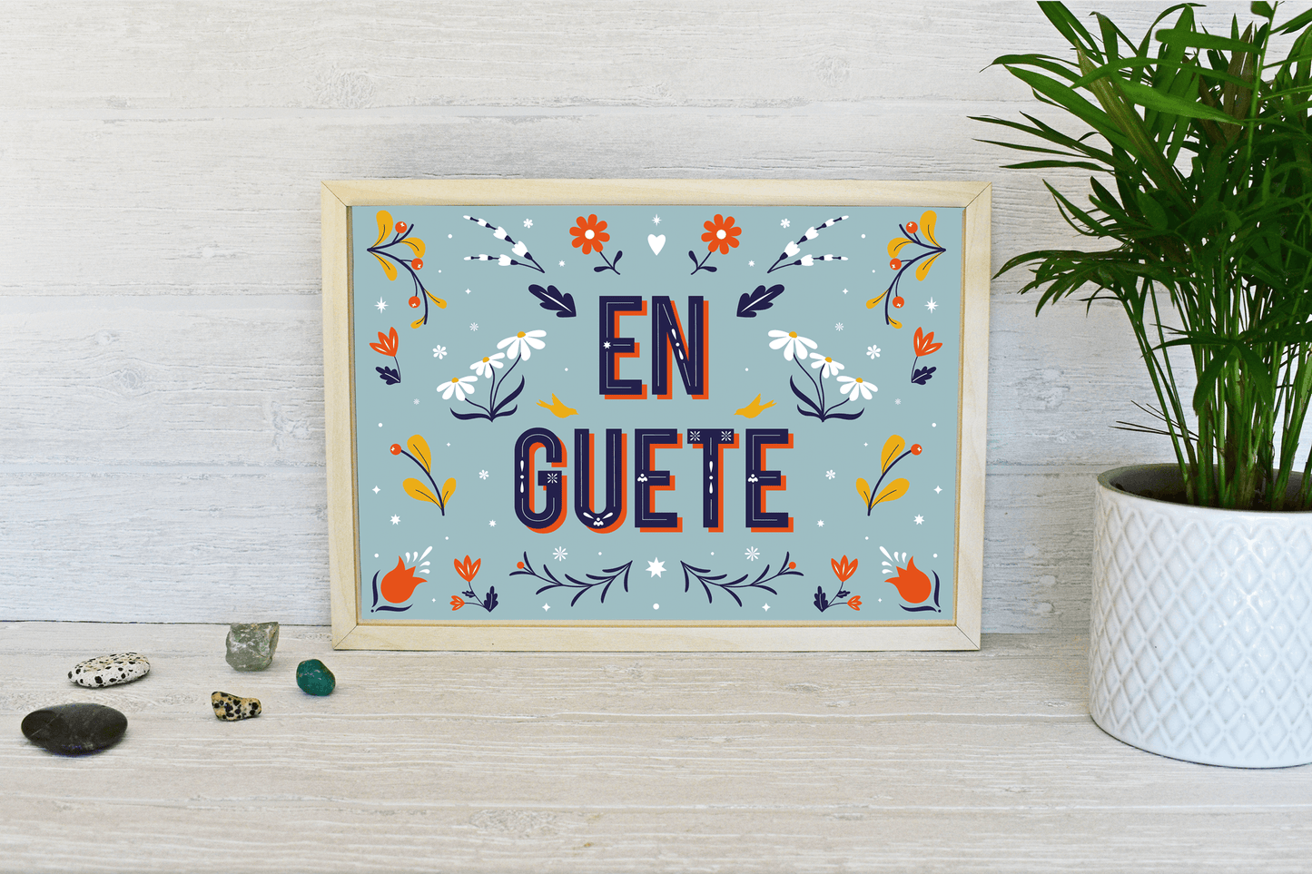 Swiss En Guete Art Print