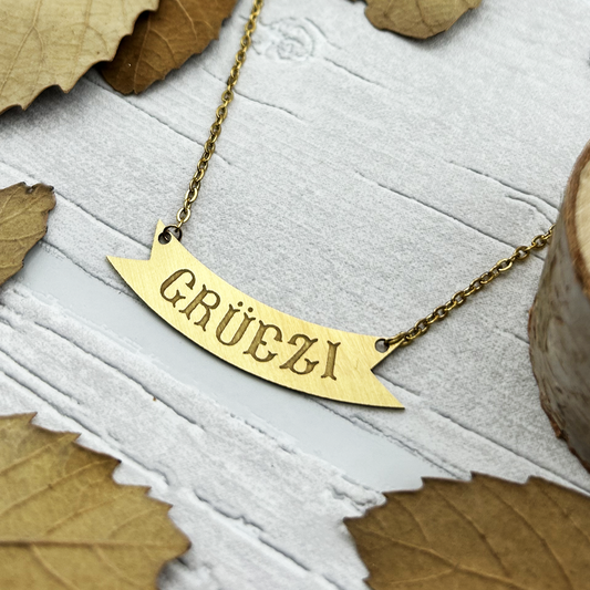Grüezi necklace