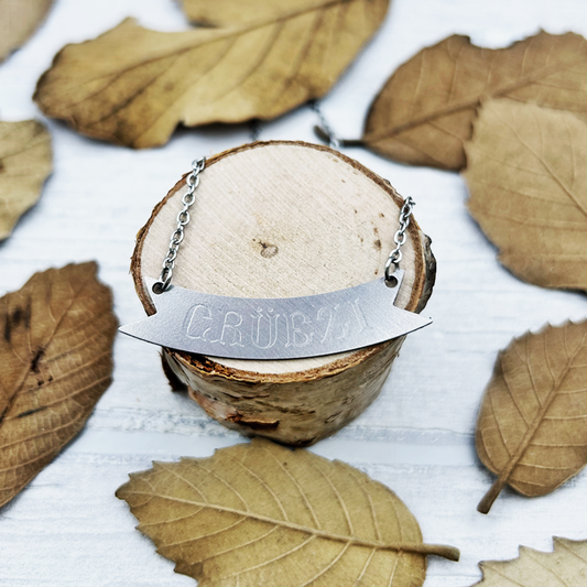 Grüezi Necklace (Steel)