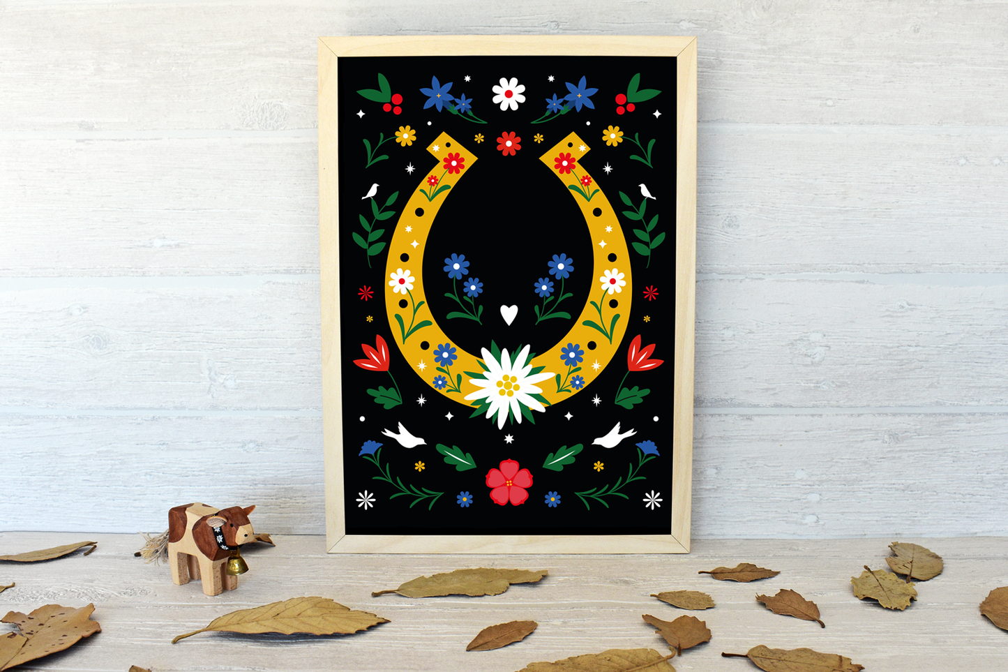Lucky Horseshoe Art Print
