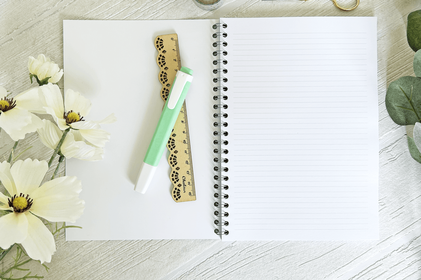 Swiss Edelweiss Cowbell Notepad