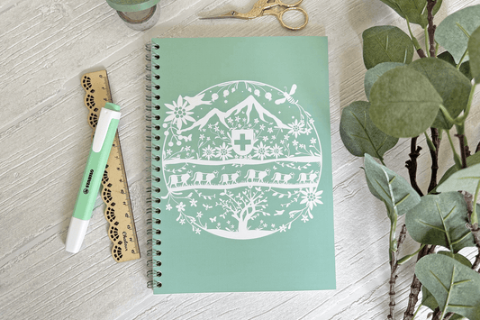 Swiss Paper Cut A5 Notebook