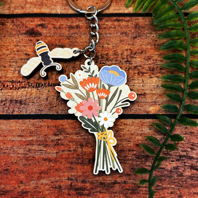Sommer Bouquet Schlüsselanhänger