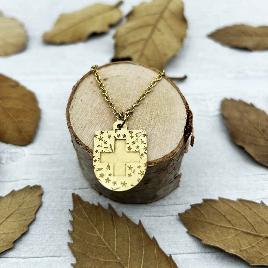 Switzerland Shield Necklace