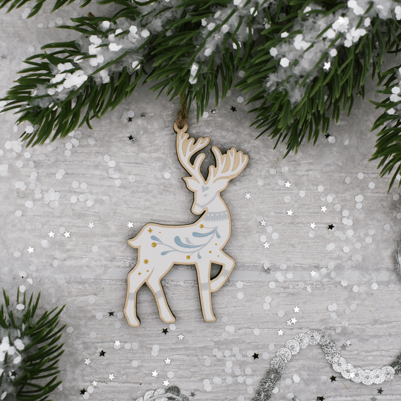 Winter Deer Christmas Decoration