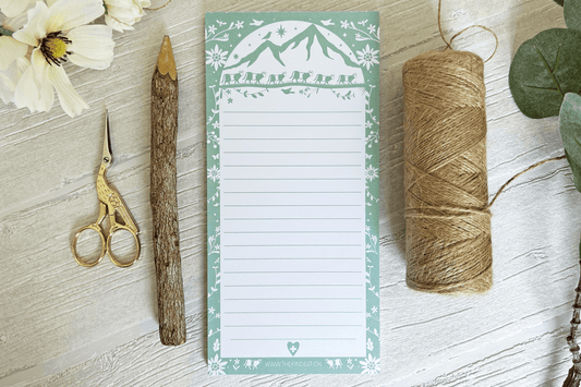 Swiss Folk Art Notepad
