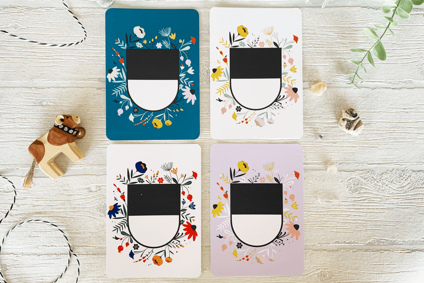 Canton Fribourg Coat of Arms Postcard Set