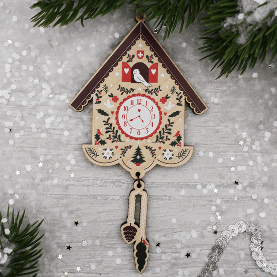 Swiss Cuckoo Clock Wooden Decoration
