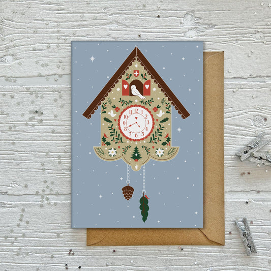 "Cuckoo Clock" Weihnachtskarte
