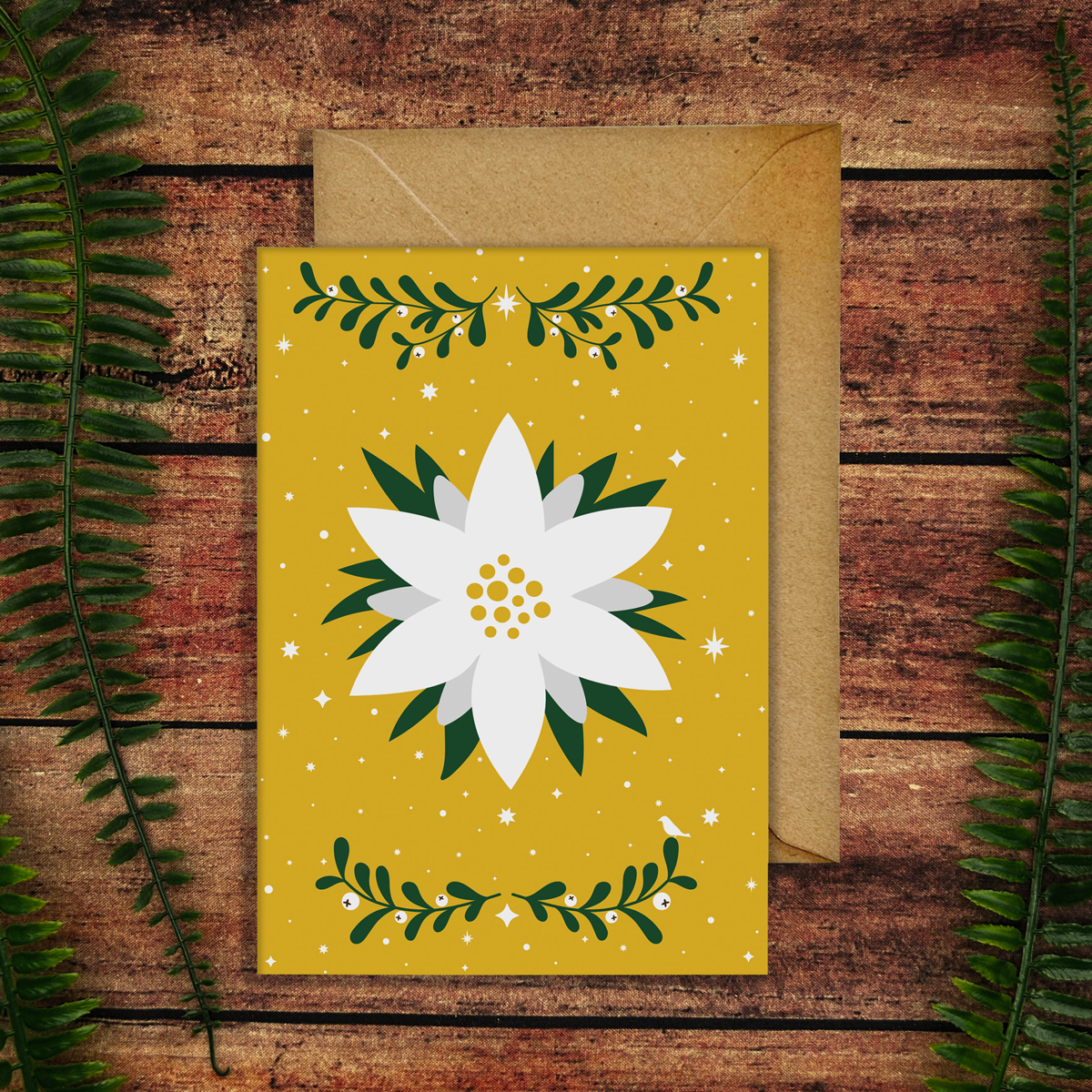 Edelweiss Carte de vœux