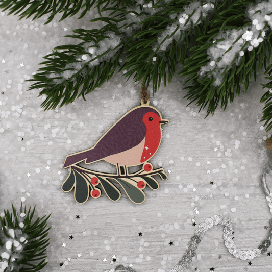 Robin Redbreast Christmas Decoration