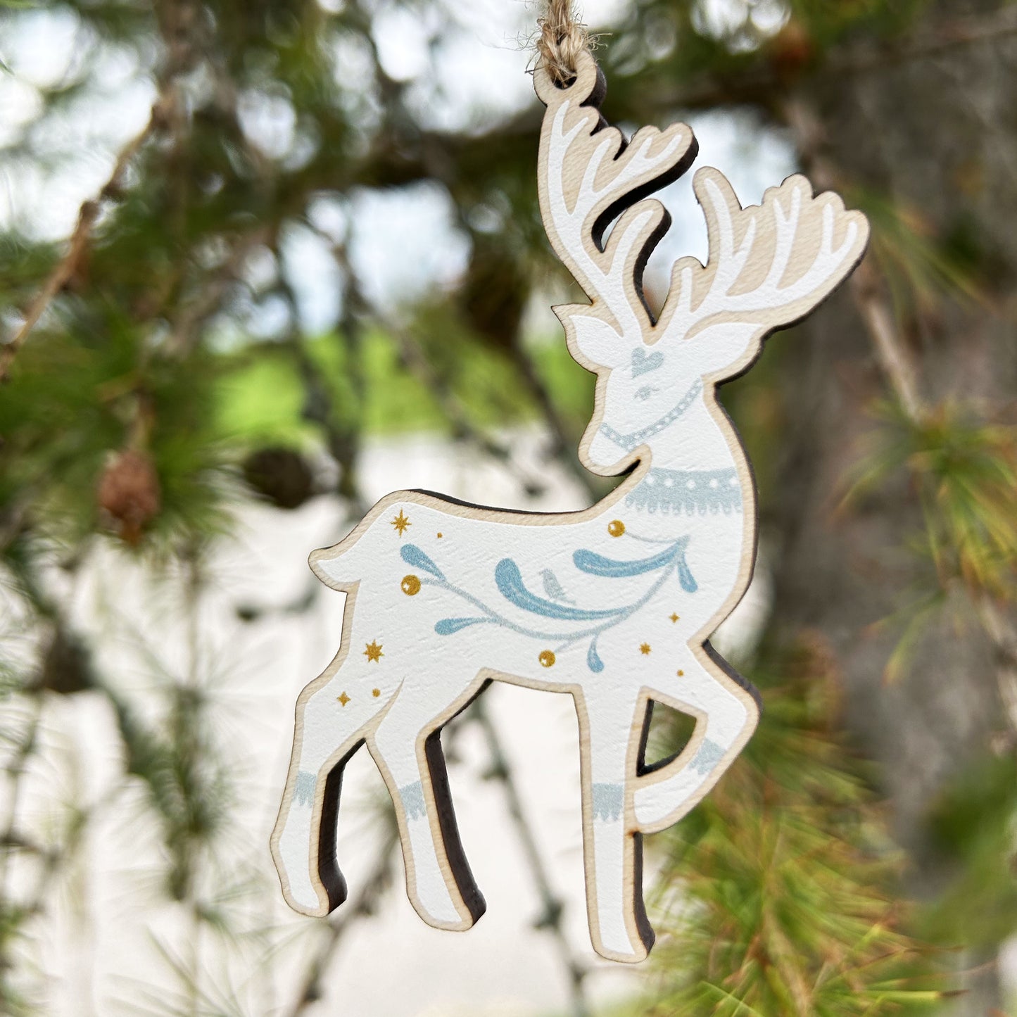 "Winter Deer" décoration de Noël
