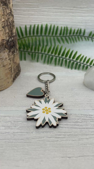 Swiss Edelweiss Keyring