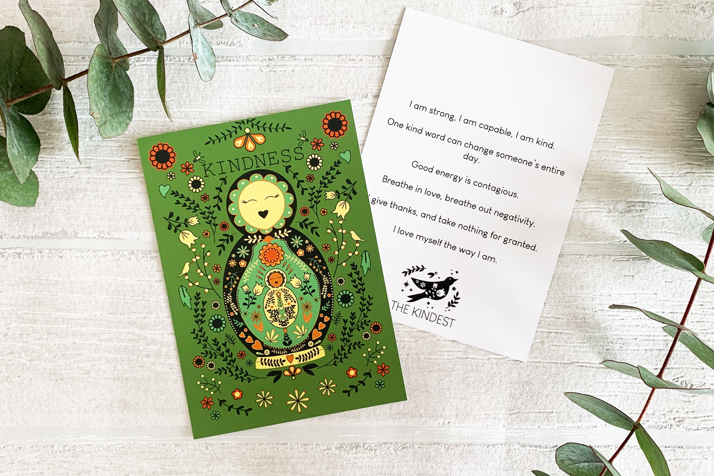 "Kindness" Mantra Card