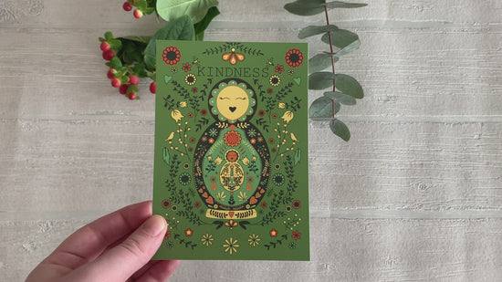 "Kindness" Mantra Card